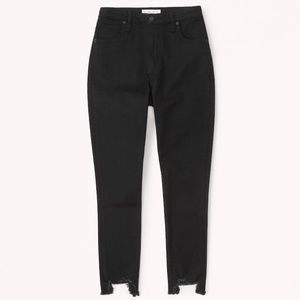Abercrombie Curve Love - High Rise - Black - Jeans - 28